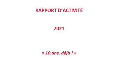 Rapport d’activité 2021 !